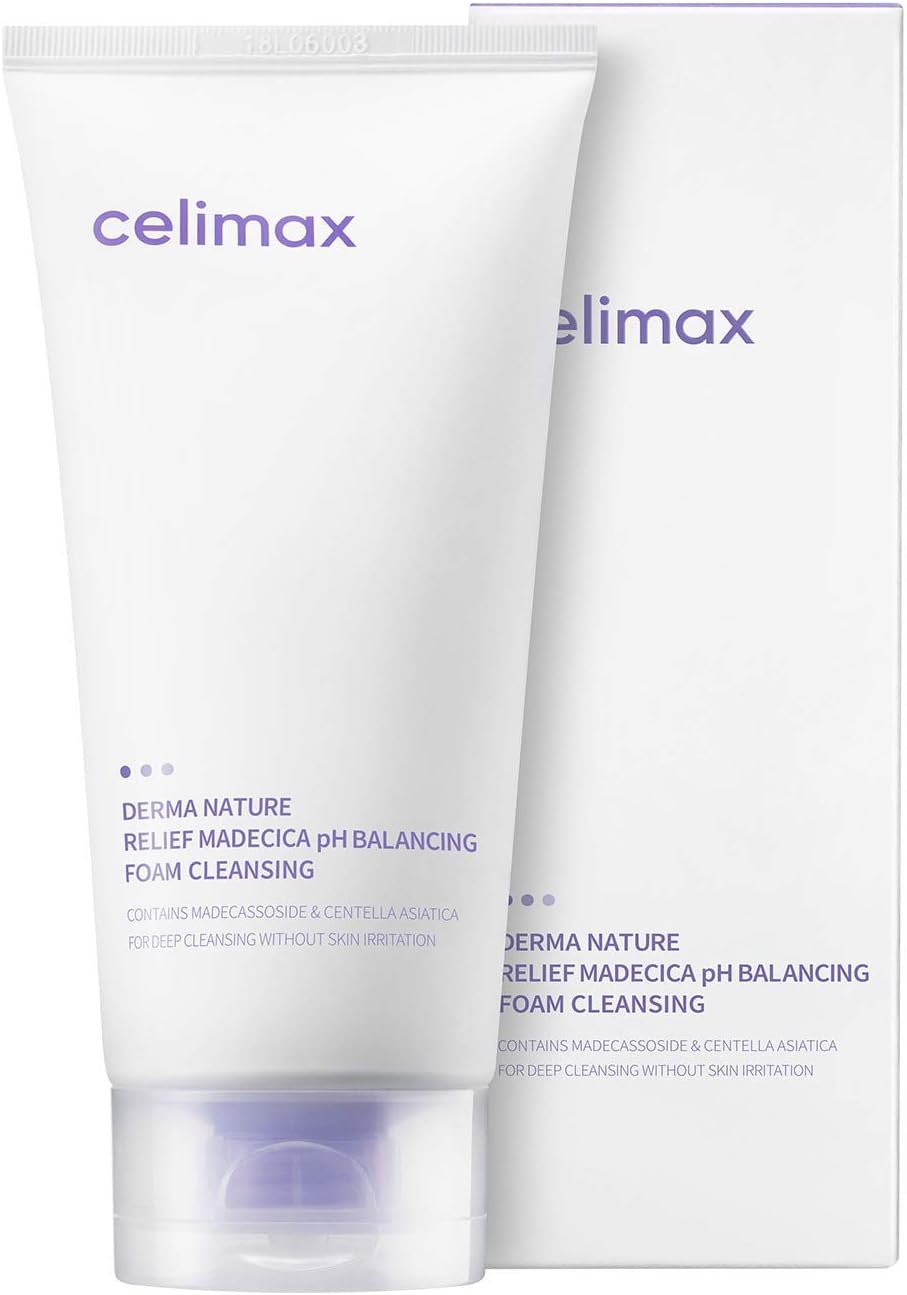 [Celimax] Derma Nature Relief Madecica pH Balancing Foam Cleansing - Suitable for Sensitive Skin 150ml