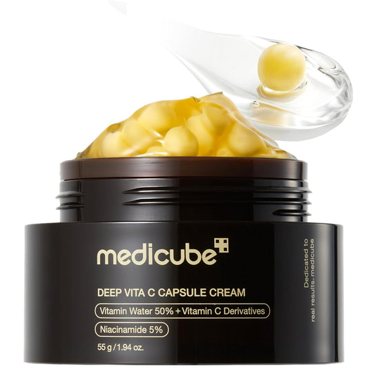 medicube - Deep Vita C Capsule Cream - Vitamin C moisturizing cream - 55g
