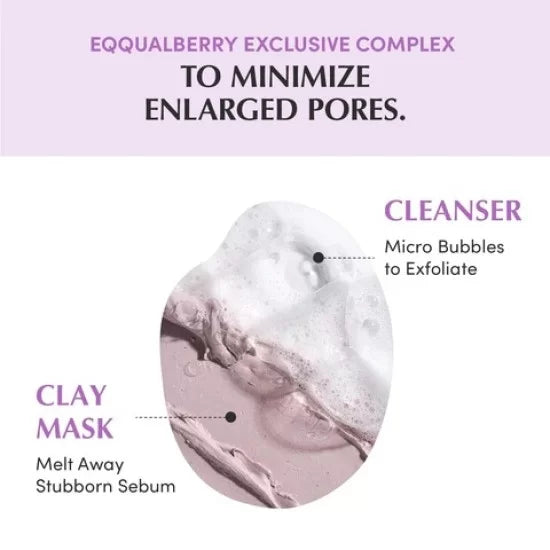 Eqqual berry Purple Rice Pore Purifying Pack Cleanser 130g