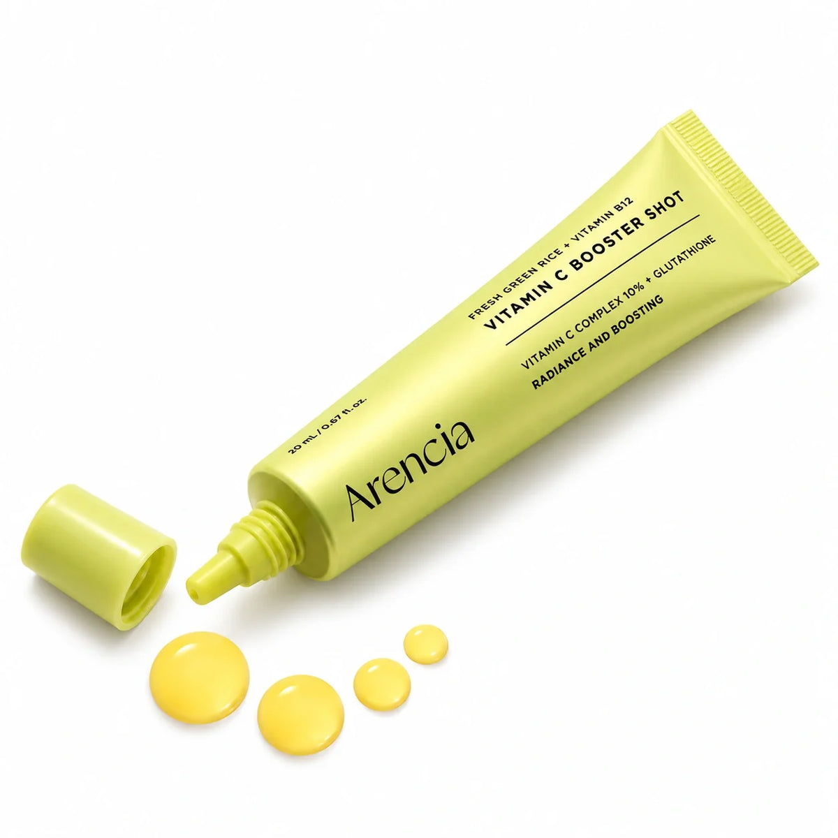 Vitamin C facial moisturizer product with glossy premium packaging.