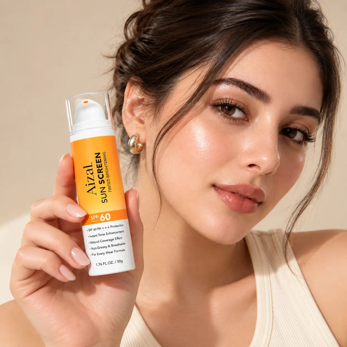 tinted sunscreen for everyday use, which protect from UVA rays & UVB rays.